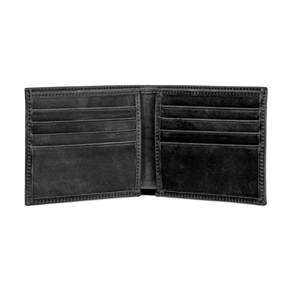 FENDER® Deri Siyah Cüzdan