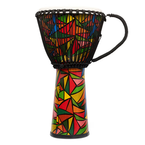 LATIN PERCUSSION LP7005 World Beat 12-1/2″ Rope-Tuned Djembe