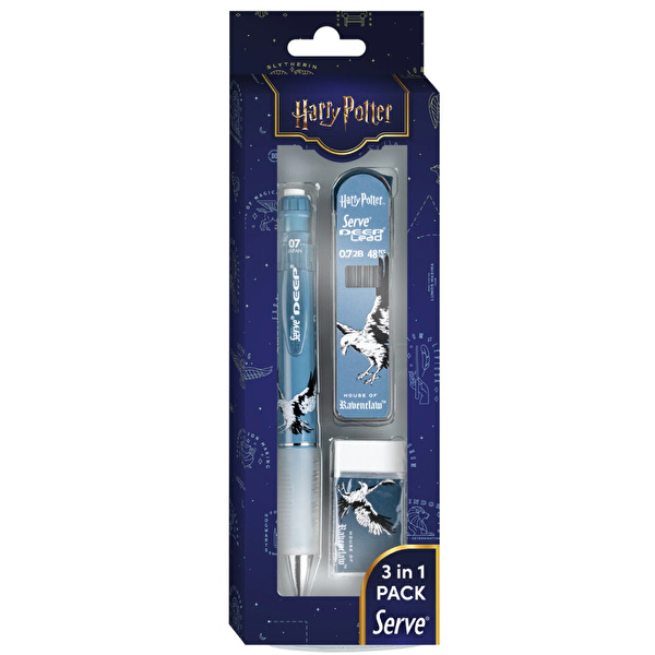 SERVE Harry Potter Ravenclaw Uçlu Kalem Seti