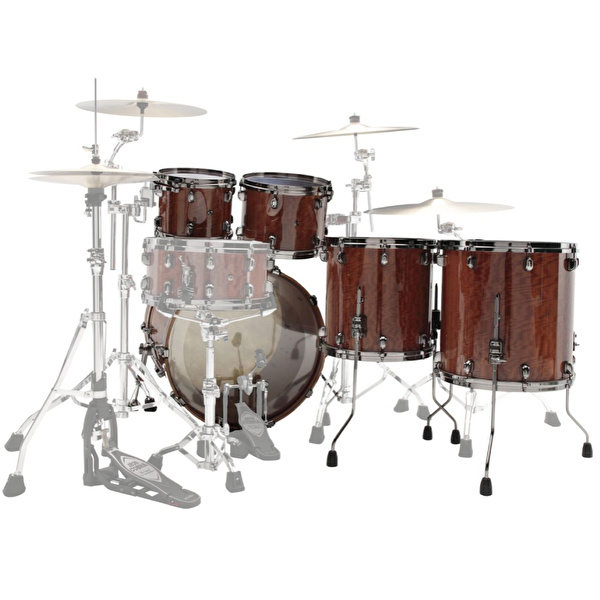 TAMA BE52ZBAS-GAC Starclassic Bubinga Gloss African Cherry Limited Edition Revival Model 5 Parça (22B/10T/12T/14F/16F) Akustik Davul Seti