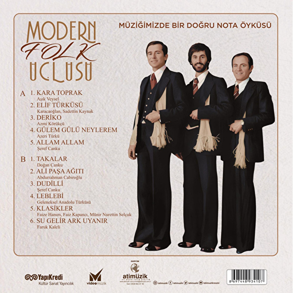Modern Folk Üçlüsü - Müziğimizde Bir Doğru Nota Öyküsü (Renkli Plak)