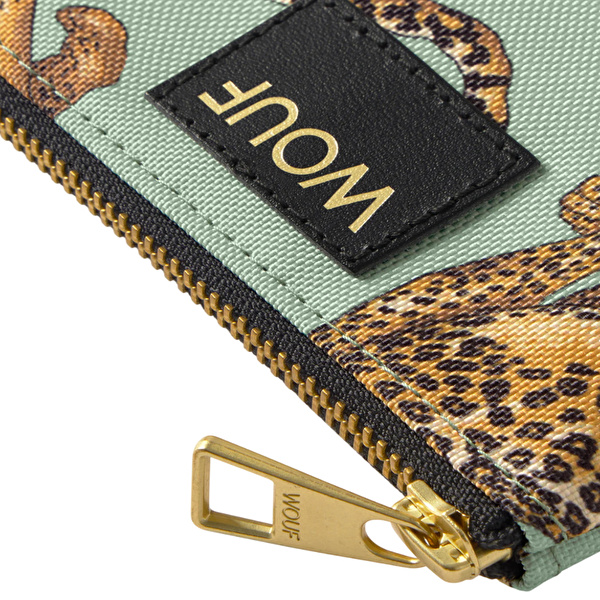 WOUF Emerald Leopard Wallet