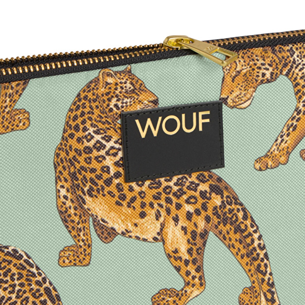 WOUF Emerald Leopard Laptop Sleeve 13