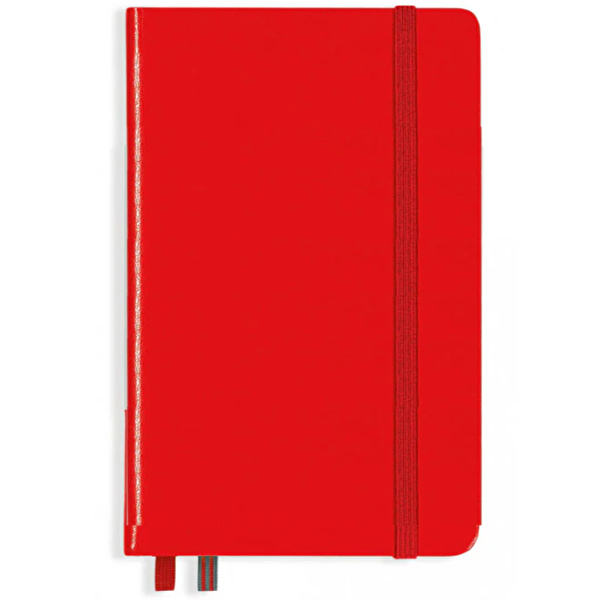 LEUCHTTURM Not Defteri Cep Boy (A6) Çizgili, Kırmızı