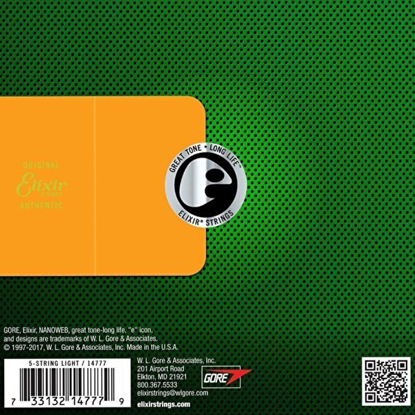 Elixir 14777 045-130 5 Telli Bas Gitar Teli