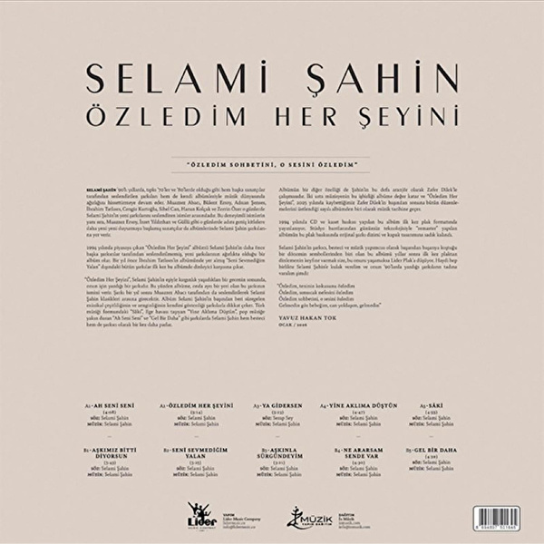 Selami Şahin - Özledim Her Şeyini