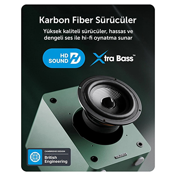 Majority D50X Raf Tipi Hoparlör - Yeşil