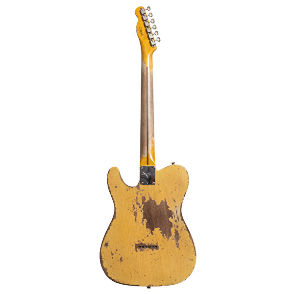 Fender Custom Shop 1951 Nocaster Super Heavy Relic Super Faded Aged Nocaster Blonde Elektro Gitar