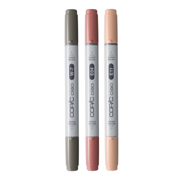 COPIC Ciao 3lü Layer & Mix Set - Warm Palette
