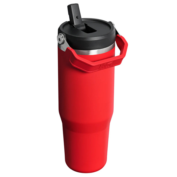 STANLEY The IceFlow™ Flip Straw 2.0 Tumbler 0.89L / 30oz Chili Black