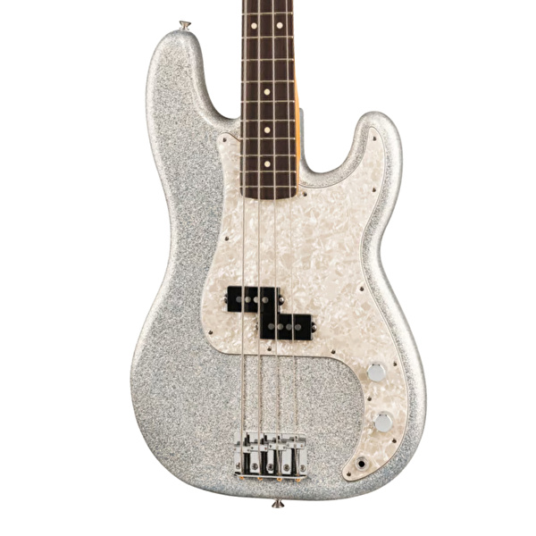 Fender 75th Anniversary Player II Precision Bass Gülağacı Klavye Diamond Dust Sparkle Bas Gitar