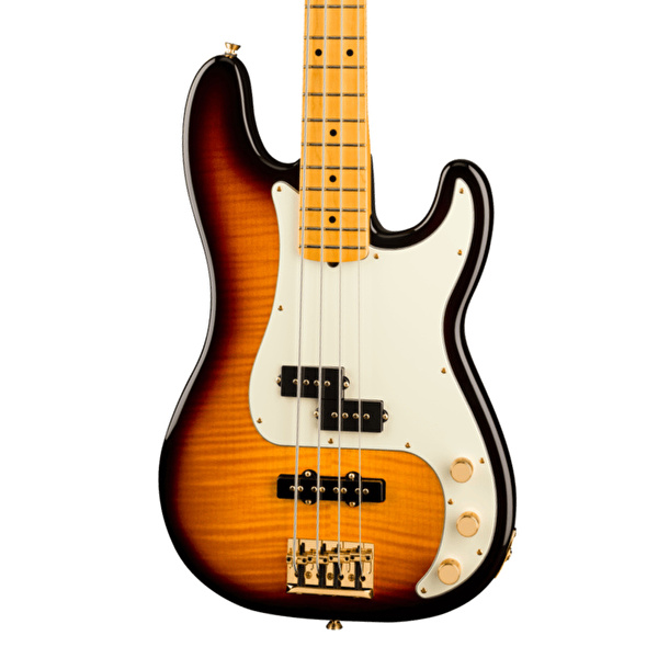Fender 75th Anniversary American Professional PJ Bass Akçaağaç Klavye 2 Ton Sunburst Bas Gitar