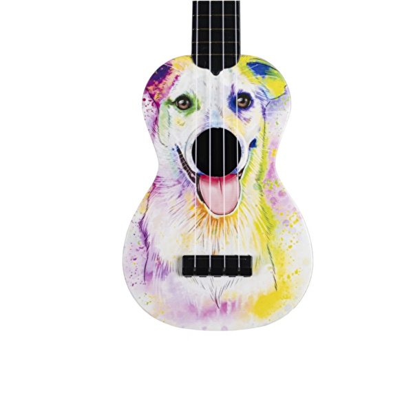 Karin Köpek Desenli Soprano Ukulele