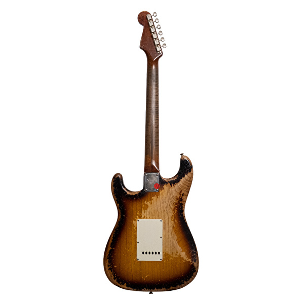 Fender Custom Shop Masterbuilt Dale Wilson 50s Stratocaster Heavy Relic Akçaağaç Klavye 2 Ton Sunburst Elektro Gitar