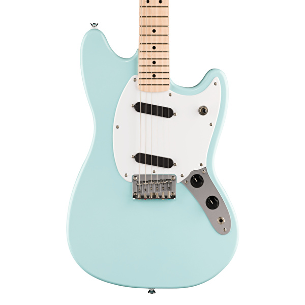 Squier Sonic Mustang Akçaağaç Klavye WPG Daphne Blue Elektro Gitar
