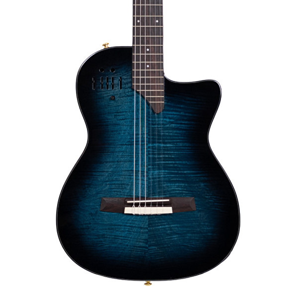 Barcelona EL TORO-TBL İnce Kasa Mavi Elektro Klasik Gitar