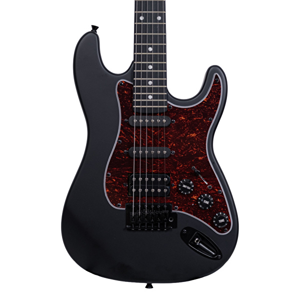 KOZMOS KST-206HSS-SBK 3/4 Elektro Gitar