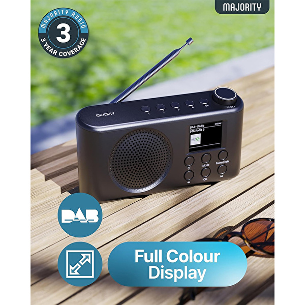Majority Orwell Pro Taşınabilir DAB/FM Radyo Bluetooth Hoparlör