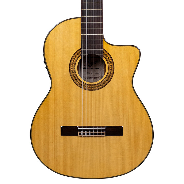 KOZMOS KFG-75CEQ Natural Elektro Flamenko Gitar