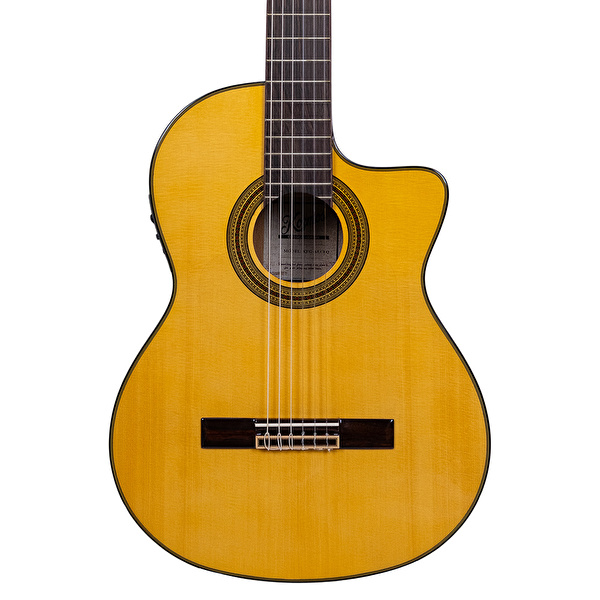 KOZMOS KFG-65CEQ Natural Elektro Flamenko Gitar