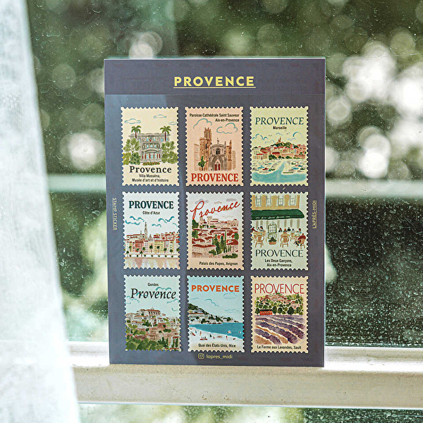 L'APRES-MIDI- Posta Pulu Sticker - Provence 1 (9'lu Paket)