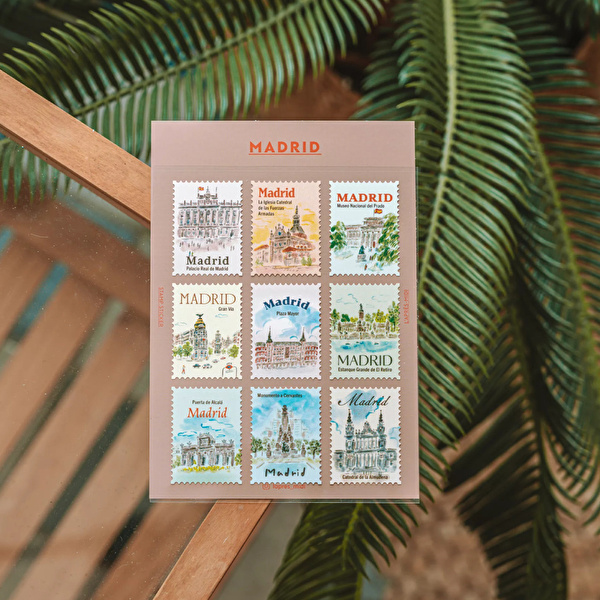 L'APRES-MIDI- Posta Pulu Sticker - Madrid 1 (9'lu Paket)