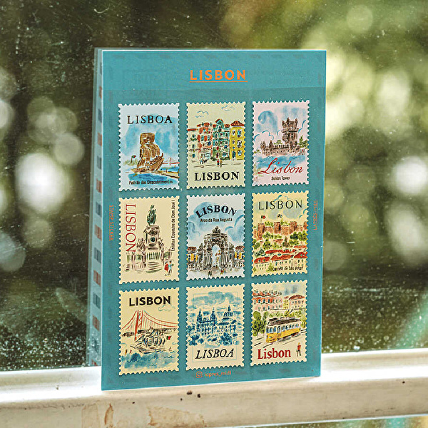 L'APRES-MIDI- Posta Pulu Sticker - Lisbon 1 (9'lu Paket)