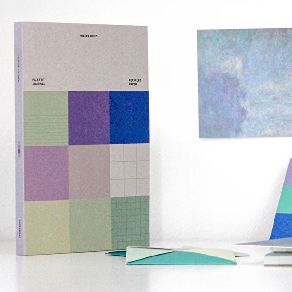 PAPERWAYS - Palet Defter - Water Lilies Morning (Monet) Journal