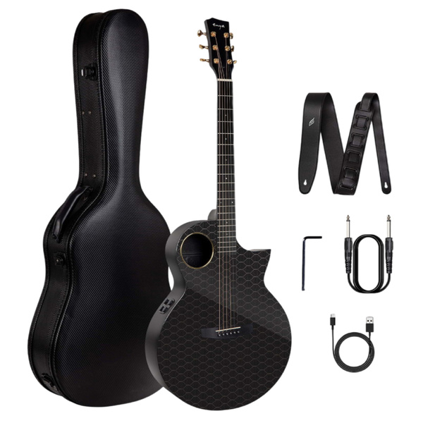 ENYA X4 PRO/S4 Siyah Elektro Akustik Gitar