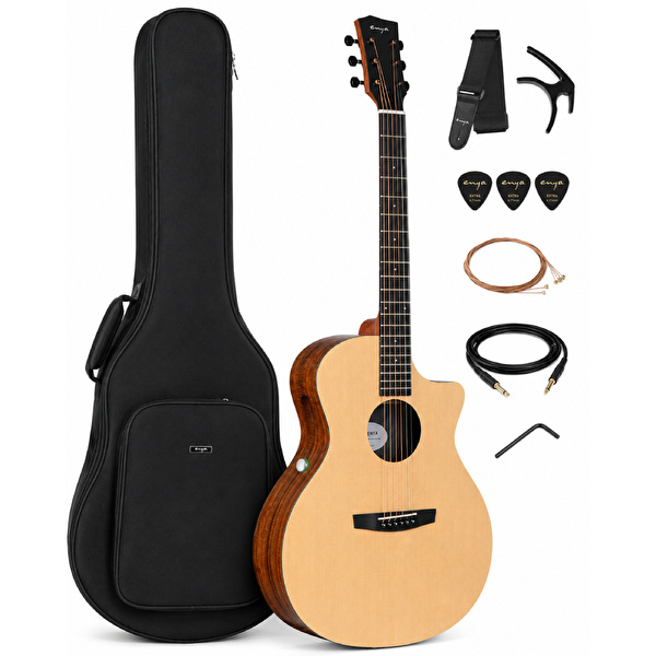 Enya EGA-X0/NA SP1 Elektro Akustik Gitar