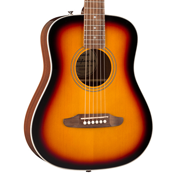 Fender California Standard Redondo Mini 3 Ton Sunburst w/Bag Akustik Gitar