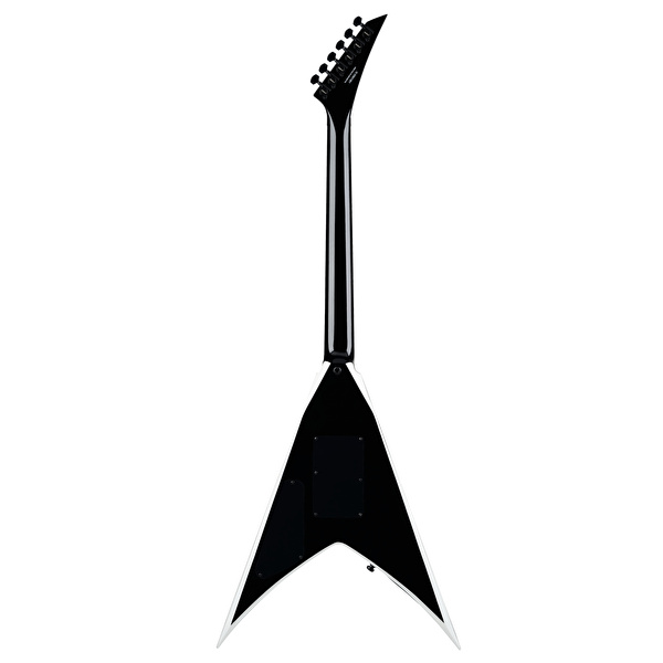 JACKSON Pro Wes Borland King V Black With White Bevels Elektro Gitar