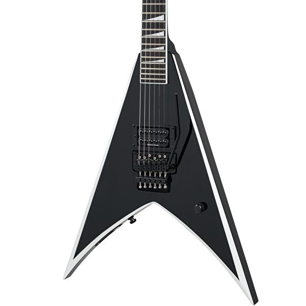 JACKSON Pro Wes Borland King V Black With White Bevels Elektro Gitar