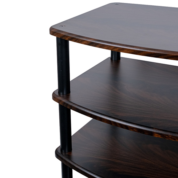 KOZMOS KS-AR001 Tekerlek Opsiyonlu Hi-Fi Rack Stand Gülağacı