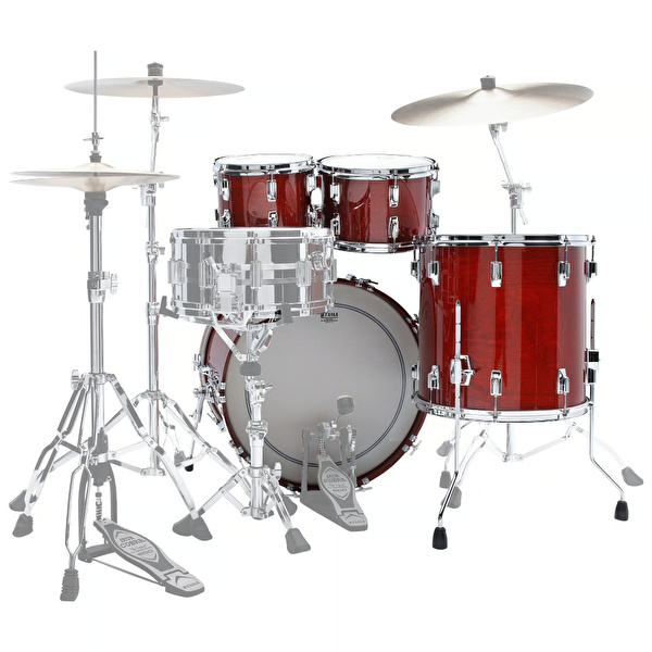 TAMA SU42RS-CHW  Superstar 50. Yıl Limited Reissue Cherry Wine 4 Parça (22B/10T/12T/16F) Akustik Davul Seti