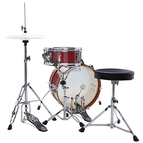 TAMA LJK28H4-CPM Club-JAM Mini Candy Apple Mist 2 Parça (18B/12T) Aksamlı Akustik Davul Seti