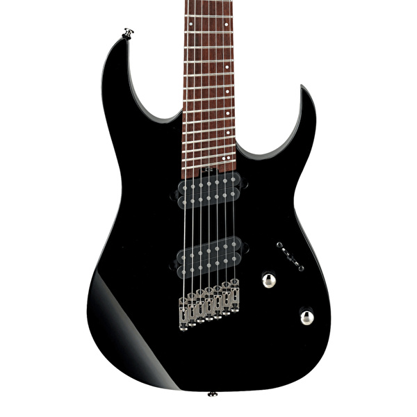 IBANEZ RGMS7-BK RG Iron Label Siyah 7 Telli Elektro Gitar
