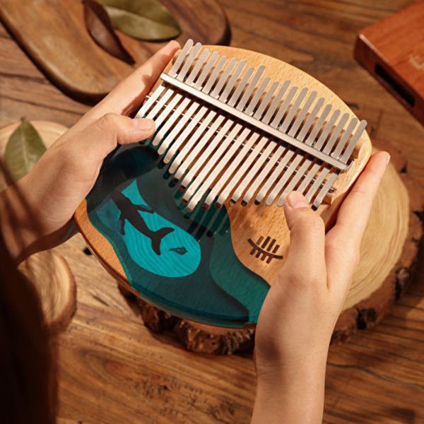 HLURU KWD21 Whale Deep Ocean Plate 21 Tuşlu Kalimba