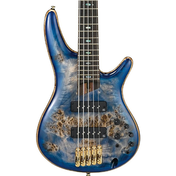IBANEZ SR2605-CBB SR Premium Cerulean Blue Burst 5 Telli Elektro Bas Gitar (Gigbag Dahil)