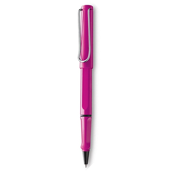 LAMY Safari Roller Kalem Metal Siyah Klips Pembe+LAMY Yumuşak Kapak Defter A5 Pembe