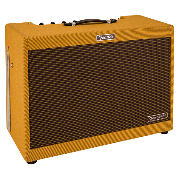 Fender Tone Master FR-12 Tweed Elektro Gitar Amfi Powered Kabini UK