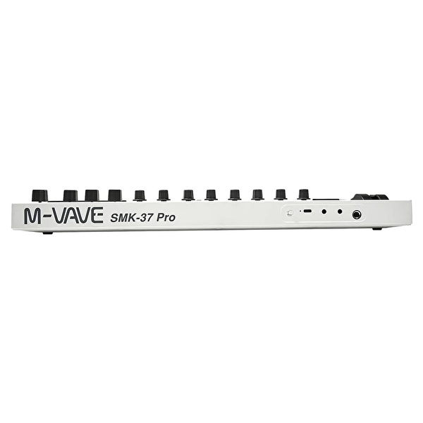 M-VAVE SMK-37 PRO 37 Tuşlu Kablosuz MIDI Klavye (Beyaz)