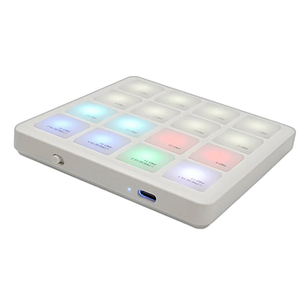 M-VAVE SMC-PAD POCKET Kablosuz MIDI Pad Kontrol Cihazı (Beyaz)