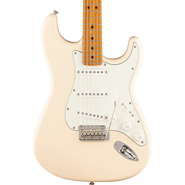 Fender Limited Edition Player II Stratocaster Roasted  CS Fat 50's PU Olympic White Elektro Gitar