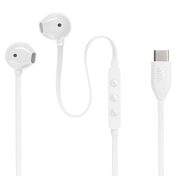 JBL Tune 305C USB-C Kablolu Kulak İçi Kulaklık, Beyaz