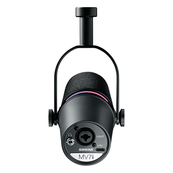 SHURE  MV7i Akıllı USB Mikrofon ve Ses Kartı