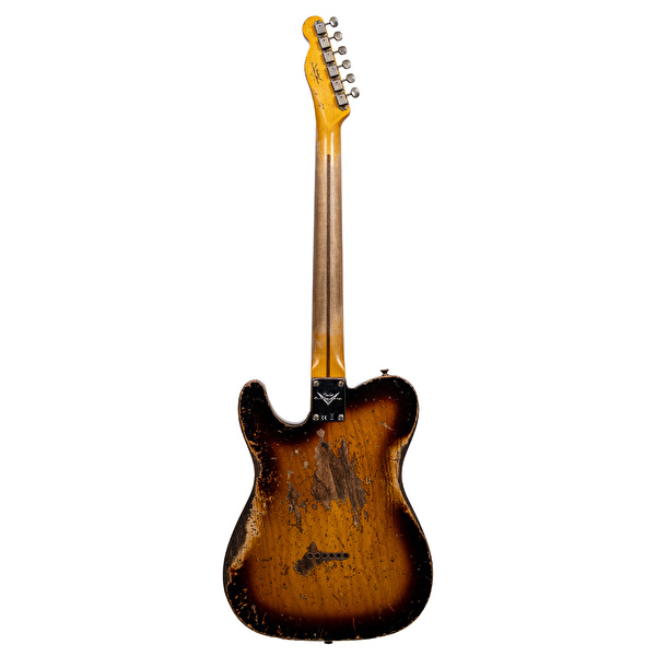 Fender Custom Shop 1952 Telecaster Super Heavy Relic Aged 2 Renk Sunburst Elektro Gitar