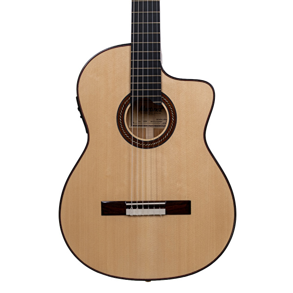 Martinez Almeria Luthier Cypress Elektro Klasik Gitar