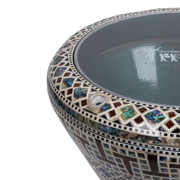 GEF ELFAN B23-6057 Gerçek Mavi Sedef Darbuka 23 cm