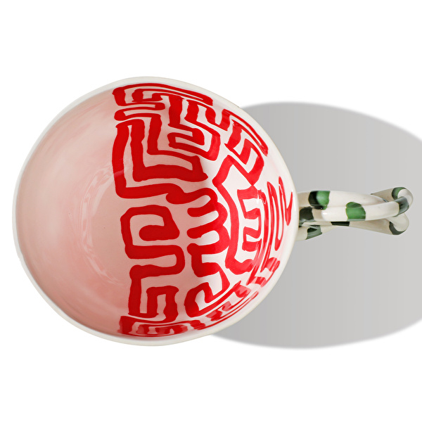 GRİ SERAMİK Tim Burton Fincan